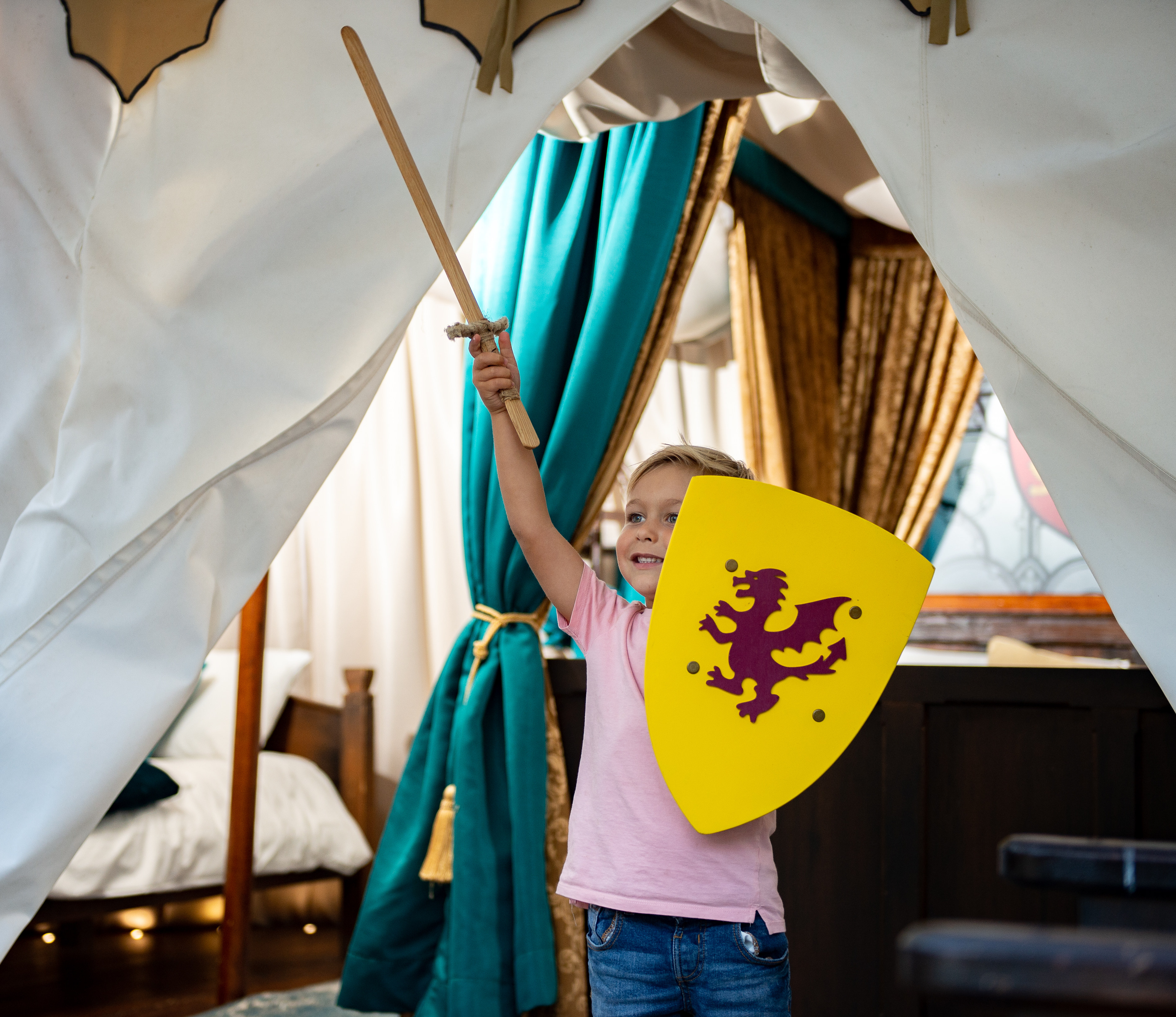 Knight's Village Glamping at Warwick Castle